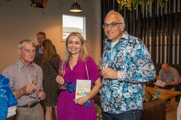 People smiling at the camera