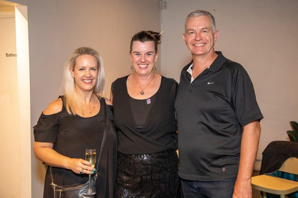 A group smiling at the camera